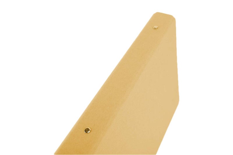 RUIXIB Blank A5 Kraft Paper Hardcover 6-Holes Round Ring Binder Protector for Notebook Diary Journal,School Office Stationery Supplies Loose Leaf Binder Folder File Cover Organizer Planner - Image 4